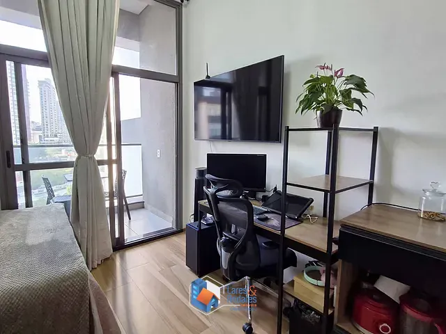Apartamento com 25m² 1 quarto e 1 banheiro, à venda, no bairro Brooklin em São Paulo