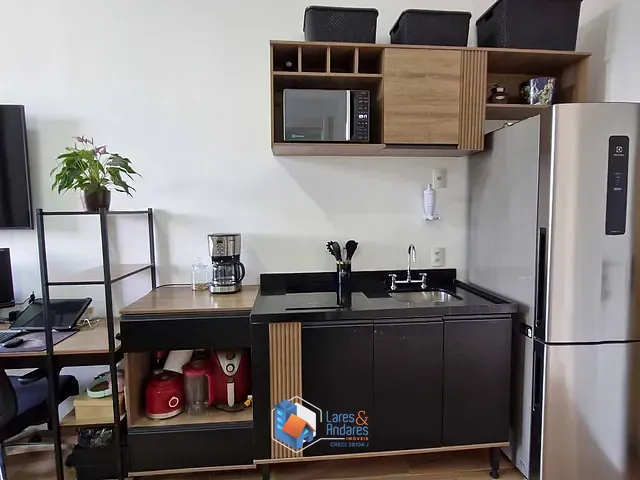 Apartamento com 25m² 1 quarto e 1 banheiro, à venda, no bairro Brooklin em São Paulo