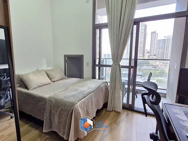 Apartamento com 25m² 1 quarto e 1 banheiro, à venda, no bairro Brooklin em São Paulo