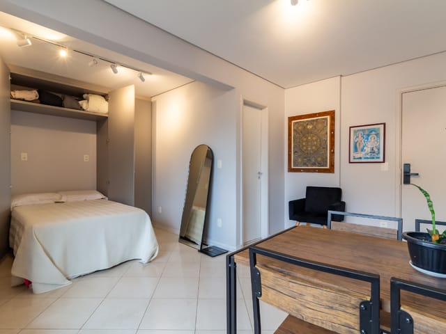 Foto do Apartamento - Apartamento tipo para venda em Pompeia com 1 quarto, 33m² | Lares e Andares Imóveis