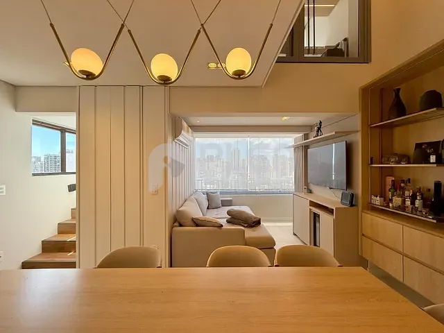 Apartamento 1 quarto e 2 banheiros, à venda, no bairro Brooklin em São Paulo