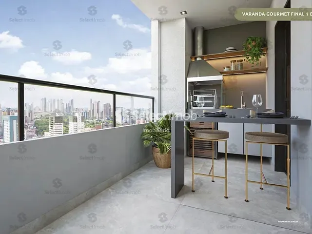 Apartamento com 72m² 2 quartos e 2 banheiros, à venda, no bairro Jardim em Santo André