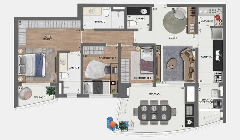 Apartamento, 3 quartos, 107 m² - Foto 21
