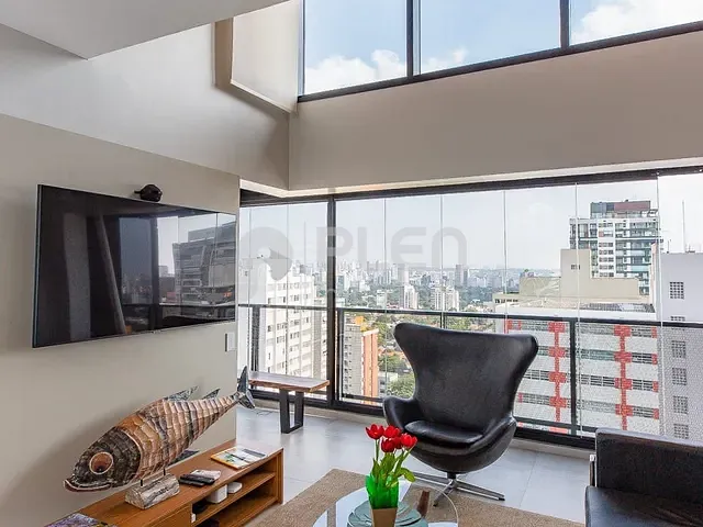 Apartamento 1 quarto e 2 banheiros, à venda, no bairro Pinheiros em São Paulo