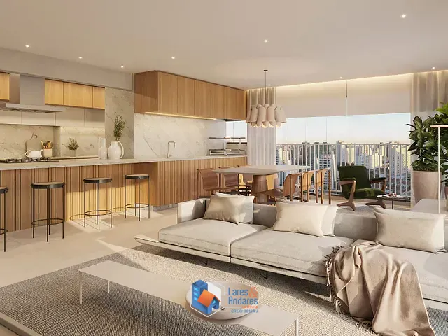 Apartamento com 131m² 3 quartos e 4 banheiros, à venda, no bairro Campo Belo em São Paulo