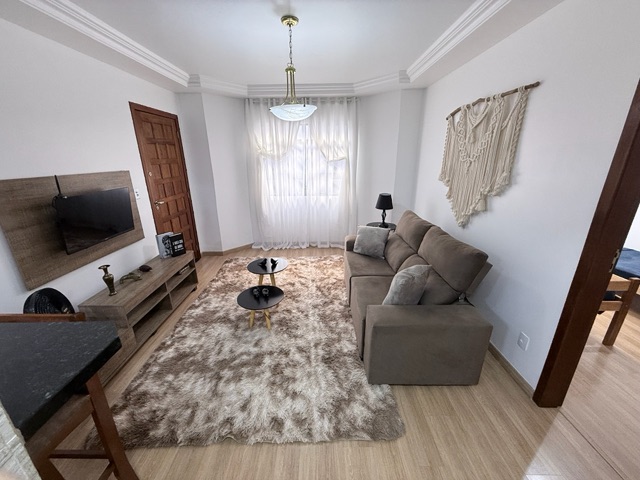 Locação - Apartamento Mobiliado, 2 quartos, 1 vaga de garagem, - Órfãs, Ponta Grossa.