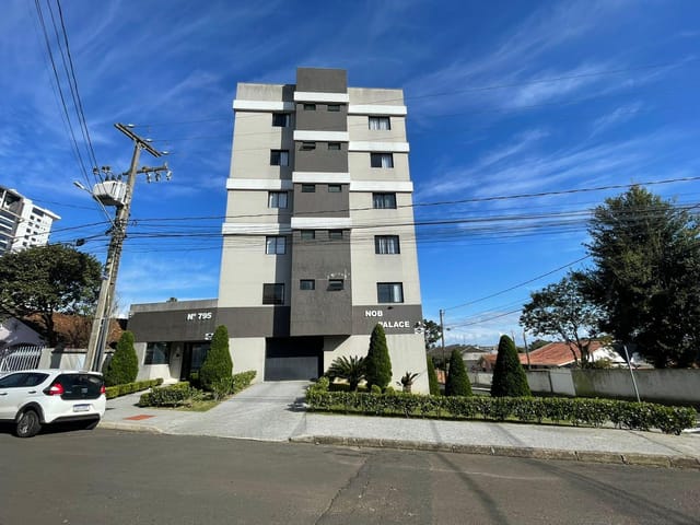 Locação - Apartamento Semimobiliado, 2 quartos, 1 vaga, Área externa com Jacuzzi, Churrasqueira - Órfãs, Ponta Grossa.