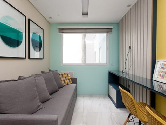 Foto do Apartamento - Apartamento tipo para venda em Bela Vista com 1 quarto, 33m² | Lares e Andares Imóveis