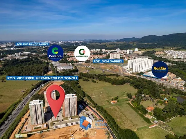 Apartamento com 82m² 3 quartos e 2 banheiros, à venda, no bairro Medeiros em Jundiaí