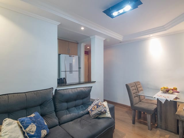 Foto do Apartamento - Apartamento tipo para venda em Taboão com 2 quartos, sendo 1 suíte, 54m² | Lares e Andares Imóveis