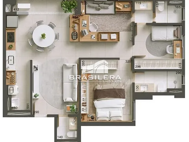 Apartamento à venda, no bairro Parque Amazônia em Goiânia