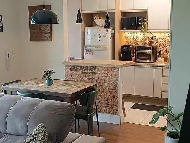 Apartamento com 99m² 2 quartos e 3 banheiros, à venda, no bairro Vila Lopes em Indaiatuba
