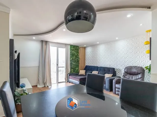 Apartamento com 72m² 3 quartos e 2 banheiros, à venda, no bairro Taboão em Diadema