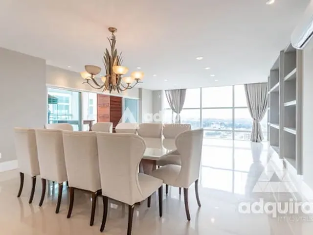 Apartamento com 360m² 3 quartos e 4 banheiros, à venda, no bairro Oficinas em Ponta Grossa