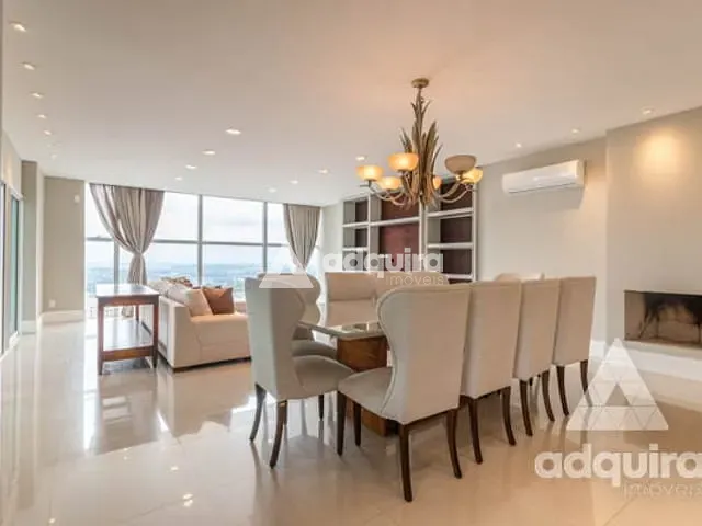 Apartamento com 360m² 3 quartos e 4 banheiros, à venda, no bairro Oficinas em Ponta Grossa