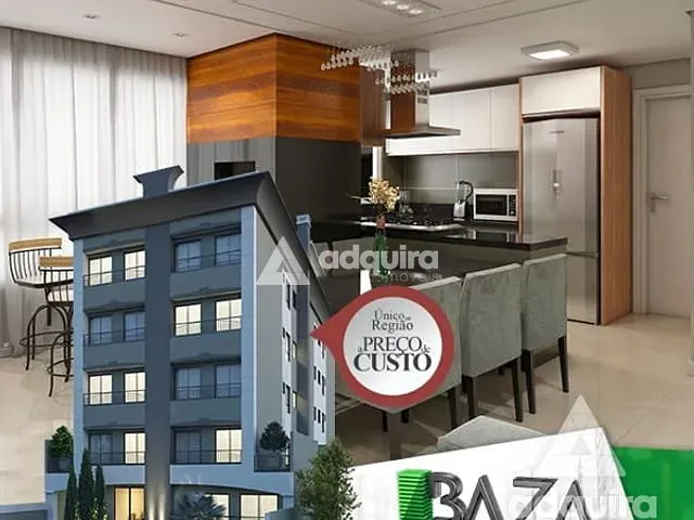 Apartamento com 118m² 2 quartos e 2 banheiros, à venda, no bairro Uvaranas em Ponta Grossa