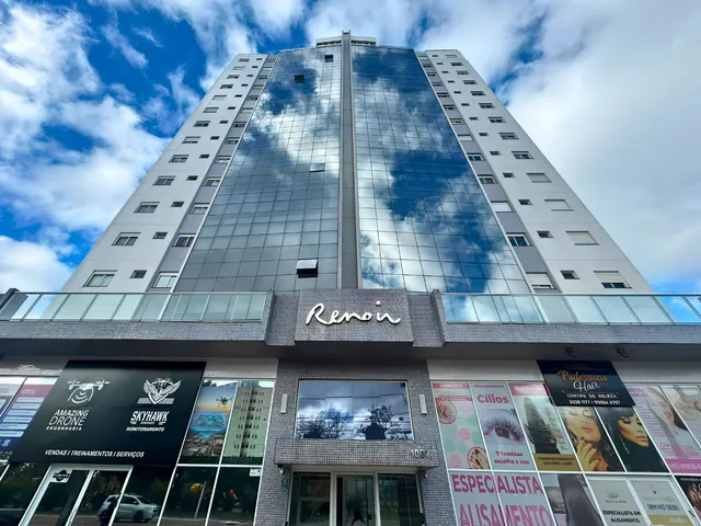 Locação - Apartamento Semimobiliado, 4 quartos (sendo 2 suítes), 2 vagas, Área Gourmet, Edifício Renoir - Olarias, Ponta Grossa.