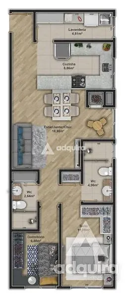 Apartamento, 2 quartos, 122 m² - Foto 8