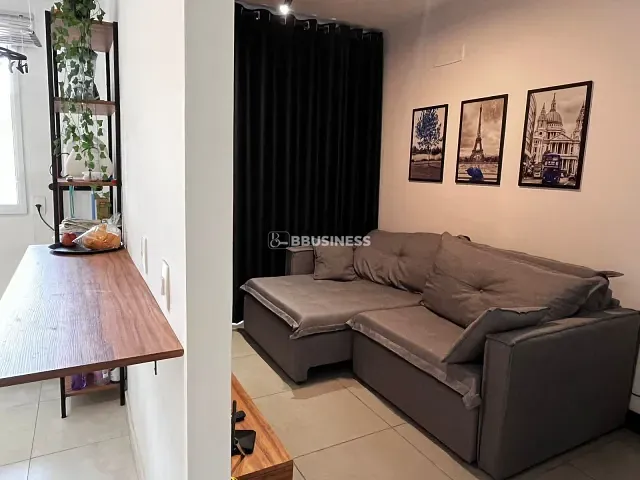 Apartamento 1 quarto e 1 banheiro, à venda, no bairro Balneário Tropical em Paulínia