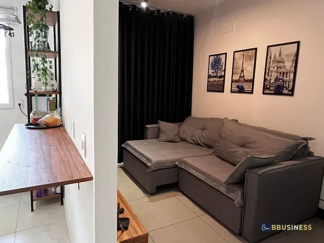 Apartamento 1 quarto e 1 banheiro, à venda, no bairro Balneário Tropical em Paulínia