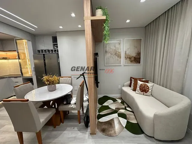 Apartamento com 47m² 2 quartos e 1 banheiro, à venda, no bairro Colinas de Indaiatuba em Indaiatuba