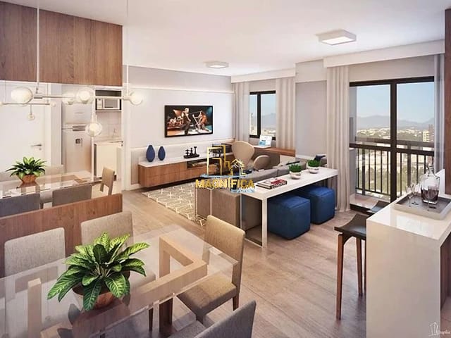Apartamento 2 quartos e 1 banheiro, à venda, no bairro Ecoville em Curitiba