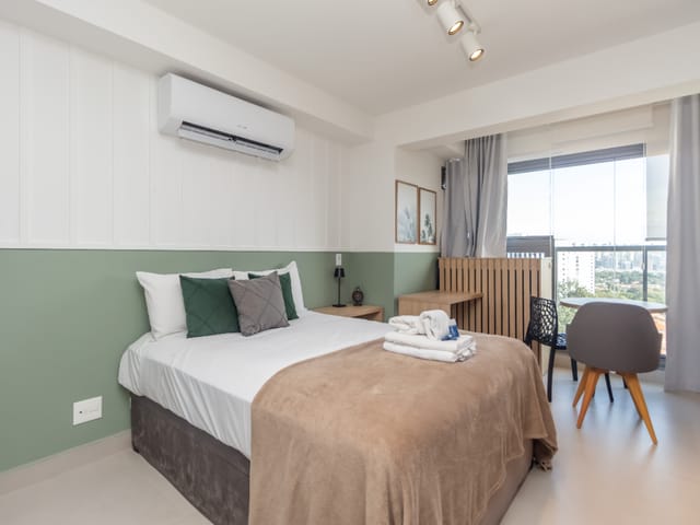 Foto do Apartamento - Apartamento tipo para venda em Alto Da Boa Vista com 1 quarto, sendo 1 suíte, 25m² | Lares e Andares Imóveis