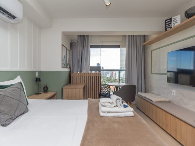 Foto do Apartamento - Apartamento tipo para venda em Alto Da Boa Vista com 1 quarto, sendo 1 suíte, 25m² | Lares e Andares Imóveis