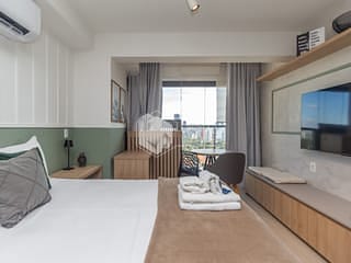 Foto do Apartamento-Apartamento tipo para venda em Alto Da Boa Vista com 1 quarto, sendo 1 suíte, 25m²