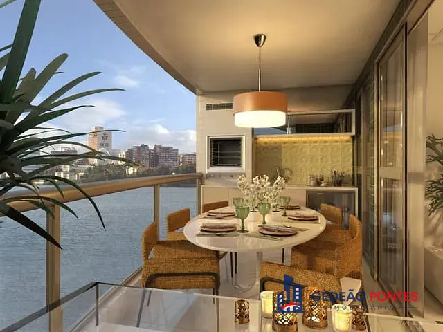 Apartamento com 127m² 3 quartos e 5 banheiros, à venda, no bairro Boa Vista em Recife