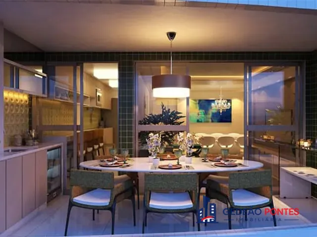 Apartamento com 127m² 3 quartos e 5 banheiros, à venda, no bairro Boa Vista em Recife