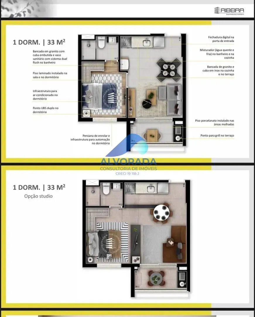 Apartamento, 1 quarto, 33 m² - Foto 14
