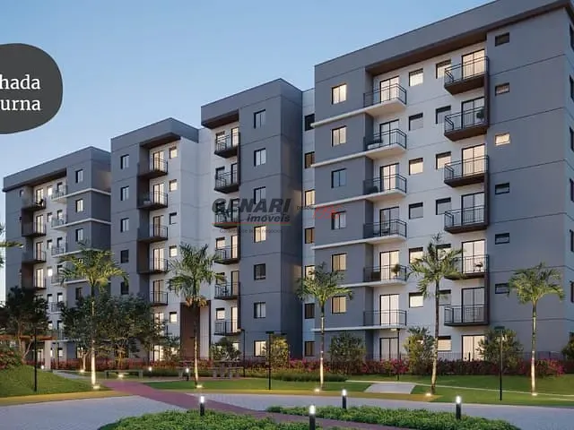 Apartamento com 45m² 2 quartos e 1 banheiro, à venda, no bairro Jardim Barcelona em Indaiatuba