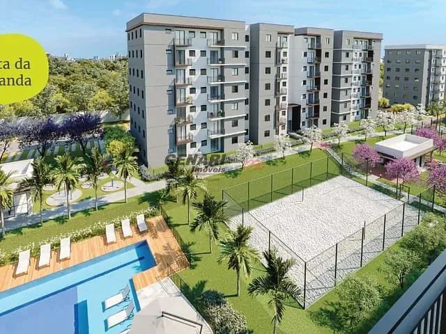 Apartamento com 45m² 2 quartos e 1 banheiro, à venda, no bairro Jardim Barcelona em Indaiatuba