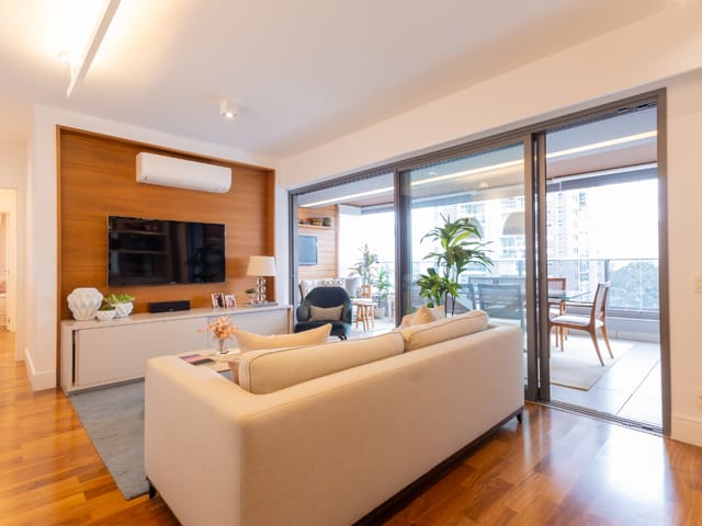 Foto do Apartamento - Apartamento tipo para venda em Brooklin Novo com 3 quartos, sendo 1 suíte, 131m² | Lares e Andares Imóveis
