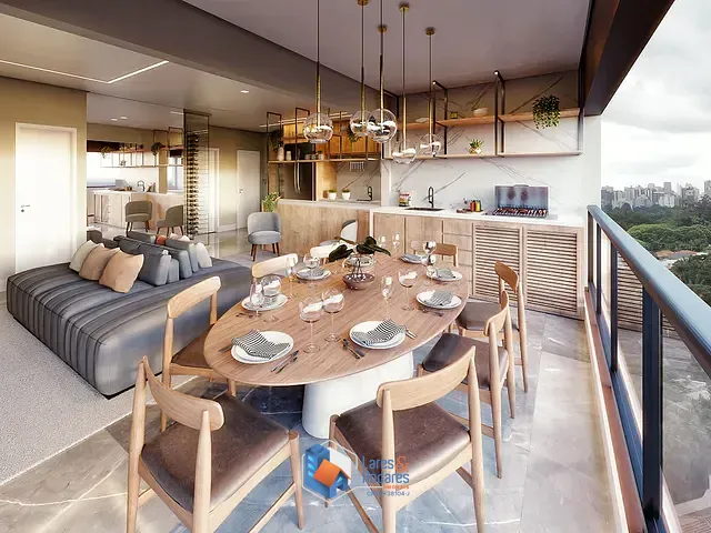 Apartamento com 141m² 2 quartos e 3 banheiros, à venda, no bairro Jardim Santo Amaro em São Paulo