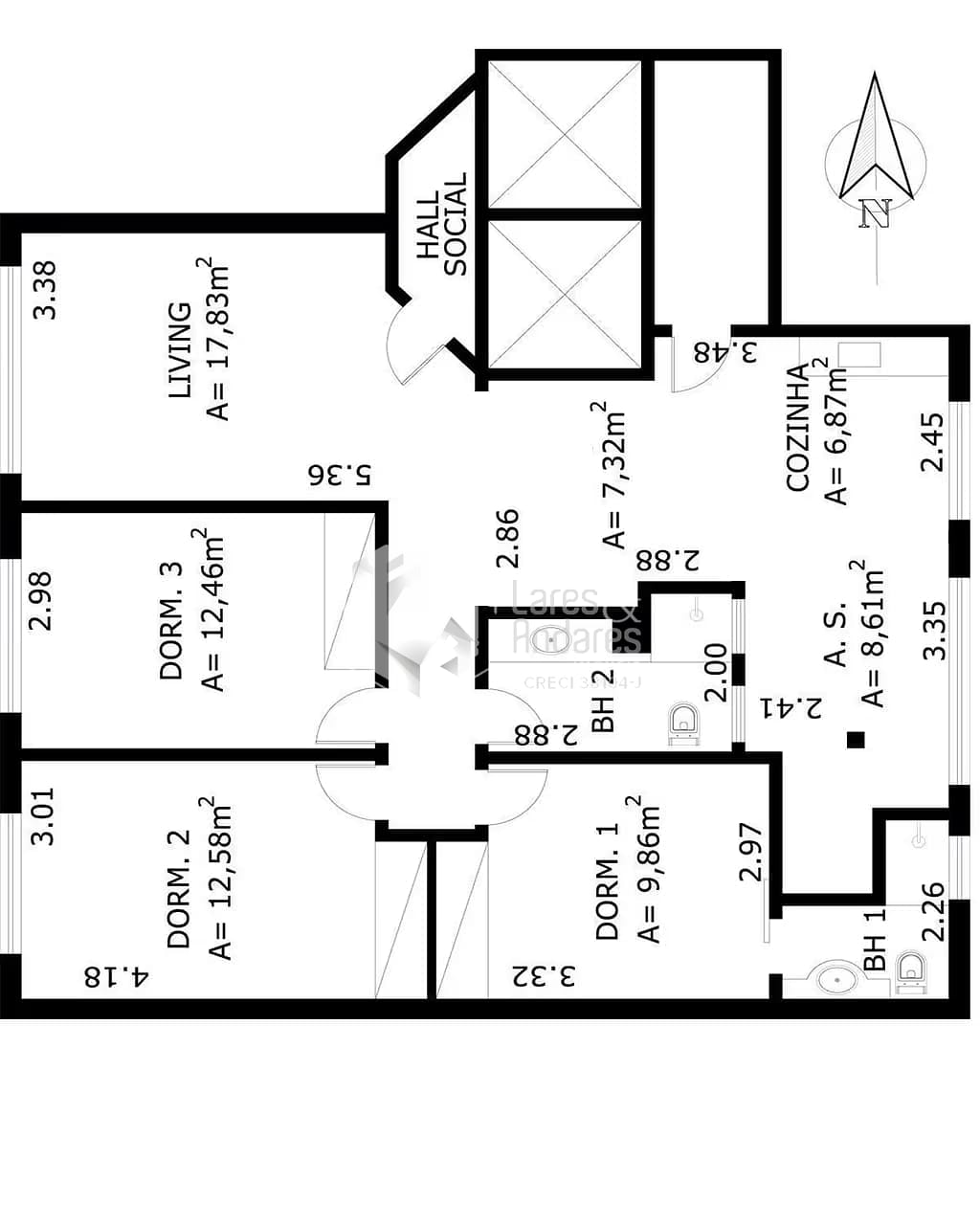 Apartamento, 3 quartos, 107 m² - Foto 23