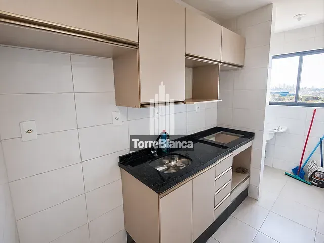 Apartamento com 60m² 2 quartos e 1 banheiro, para alugar, no bairro Chapada em Ponta Grossa