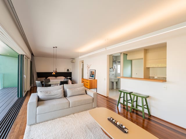 Foto do Apartamento - Apartamento para venda em Vila Olímpia com 1 quarto, sendo 1 suíte , 90m² | Lares e Andares Imóveis