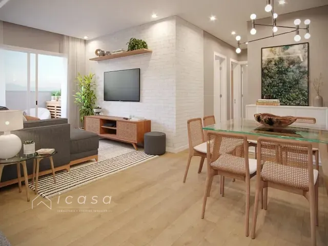 Apartamento com 83m² 3 quartos e 2 banheiros, à venda, no bairro Parque São Luís em Taubaté