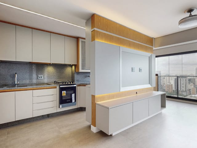 Foto do Apartamento - Apartamento tipo para venda em Pinheiros com 2 quartos, sendo 1 suíte, 57m² | Lares e Andares Imóveis