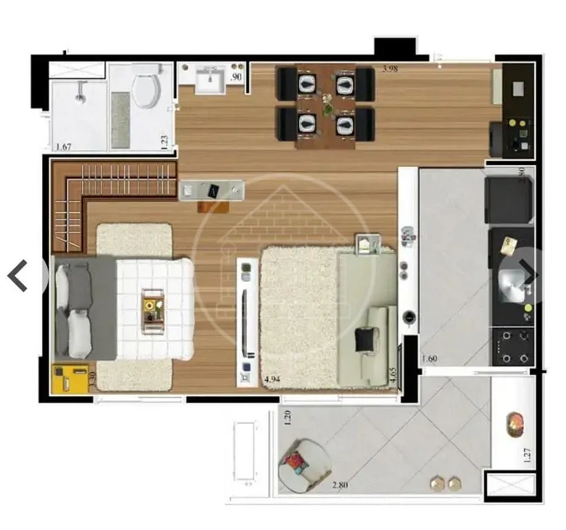 Apartamento, 1 quarto, 38 m² - Foto 74