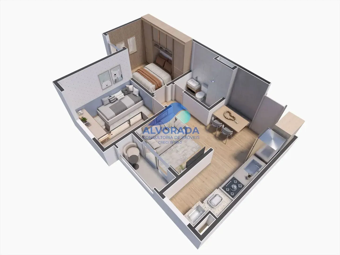 Apartamento, 2 quartos, 42 m² - Foto 7
