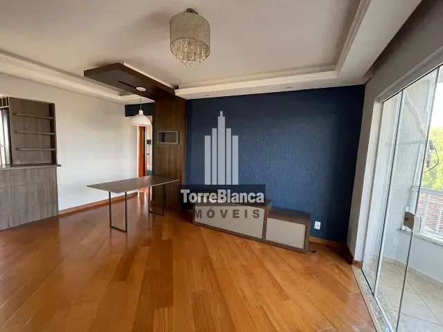 Apartamento com 80m² 3 quartos e 1 banheiro, à venda ou para alugar, no bairro Oficinas em Ponta Grossa