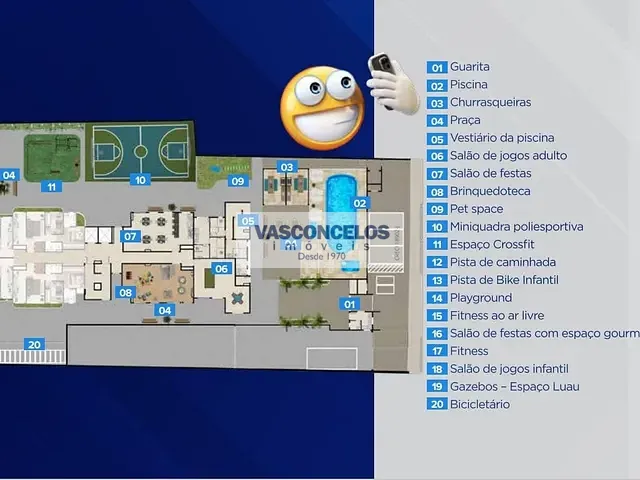 Apartamento com 52m² 2 quartos e 2 banheiros, à venda, no bairro Jardim Oriente em São José dos Campos