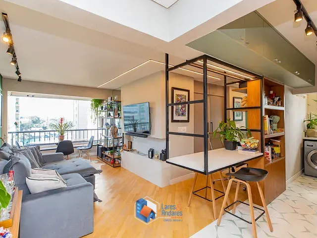 Apartamento com 46m² 1 quarto e 1 banheiro, à venda, no bairro Brooklin em São Paulo