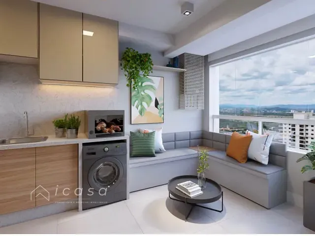 Apartamento com 52m² 1 quarto e 1 banheiro, à venda, no bairro Jardim das Colinas em São José dos Campos