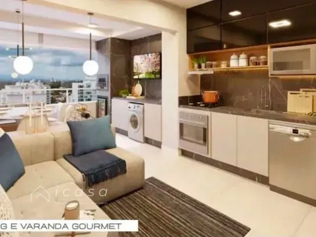 Apartamento com 52m² 1 quarto e 1 banheiro, à venda, no bairro Jardim das Colinas em São José dos Campos