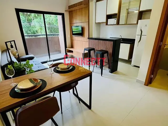 Apartamento 1 quarto e 2 banheiros, à venda ou para alugar, no bairro Jardim Recreio em Ribeirão Preto