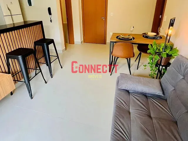 Apartamento 1 quarto e 2 banheiros, à venda ou para alugar, no bairro Jardim Recreio em Ribeirão Preto